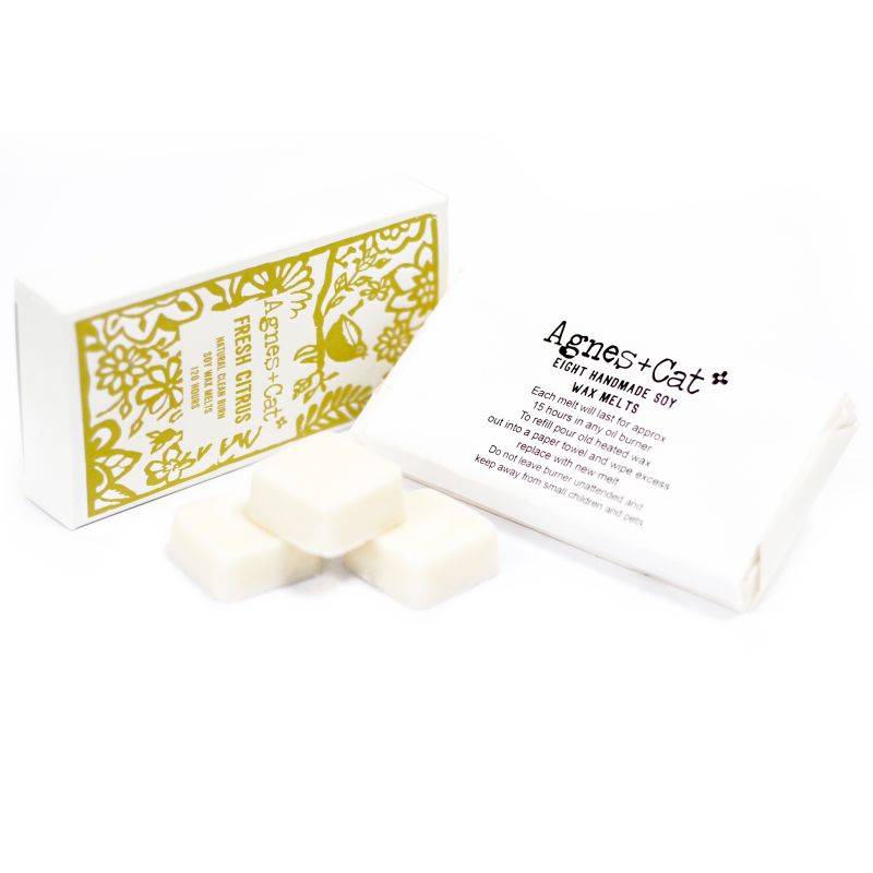 Schachtel mit 8 Duftwachsen - Citrus