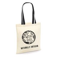 Agnes and Cat Baumwolltasche 6oz - 35x30 cm - Naturally Artisan