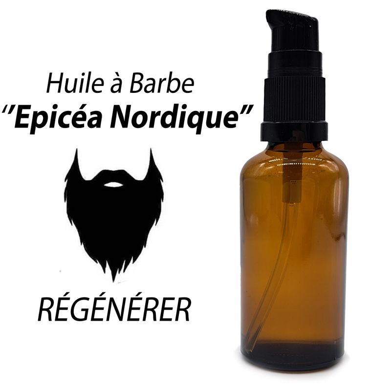 50ml Bartöl - Nordische Fichte - Regenerieren!- ohne Etikett