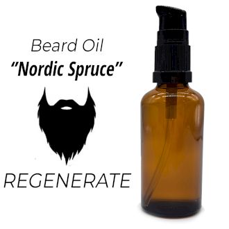 50ml Bartöl - Nordische Fichte - Regenerieren!- ohne Etikett