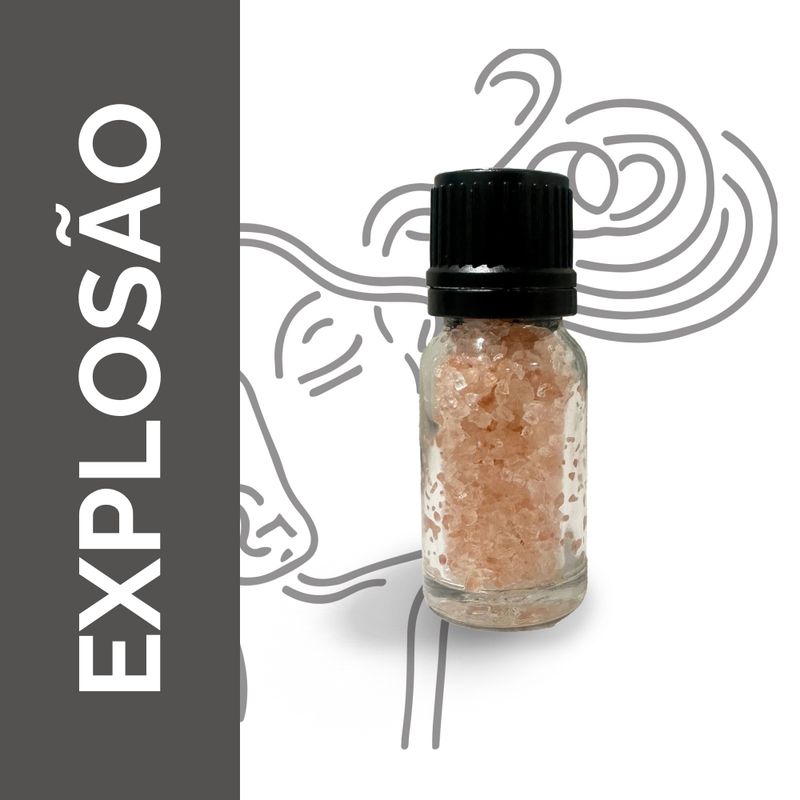 Aromatherapie-Inhalationssalz-Konzentration- ohne Etikett