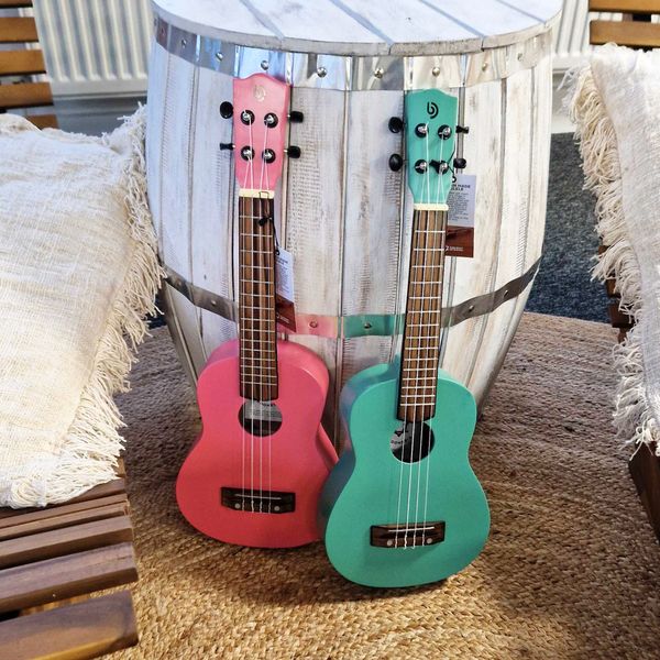 Handgefertigte Ukulelen