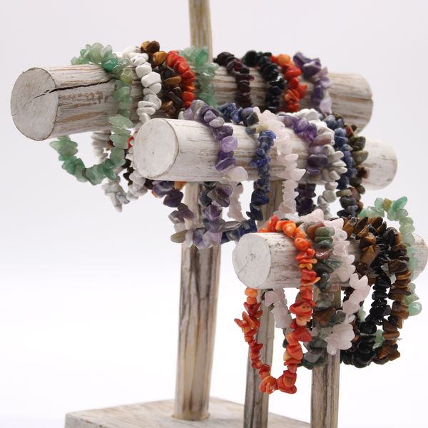 Starter mit Edelsteinsplitter-Armbänder – je 12 (144 Armbänder)