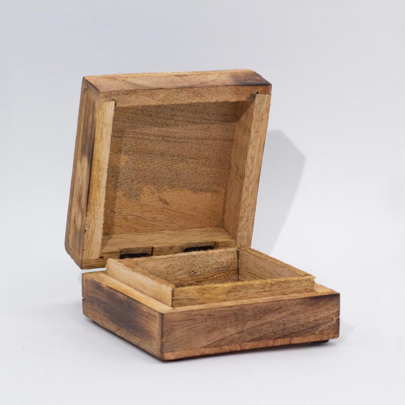 Mittlere quadratische Box 13.5x13.5x6cm - HOPE HARE