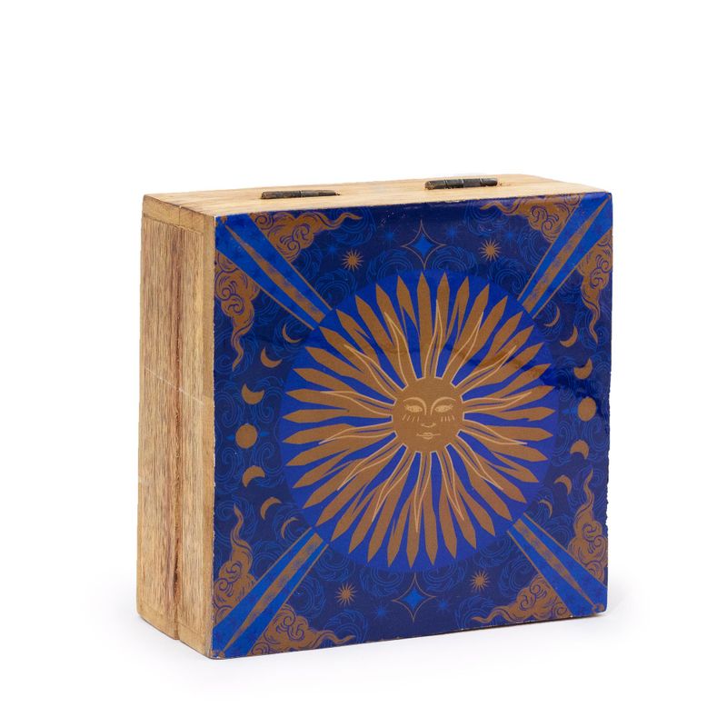 Mittlere quadratische Box 13.5x13.5x6cm - HOPE HARE