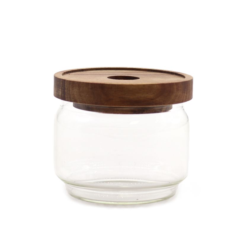 Bambus-Glasgefäß - 7cm