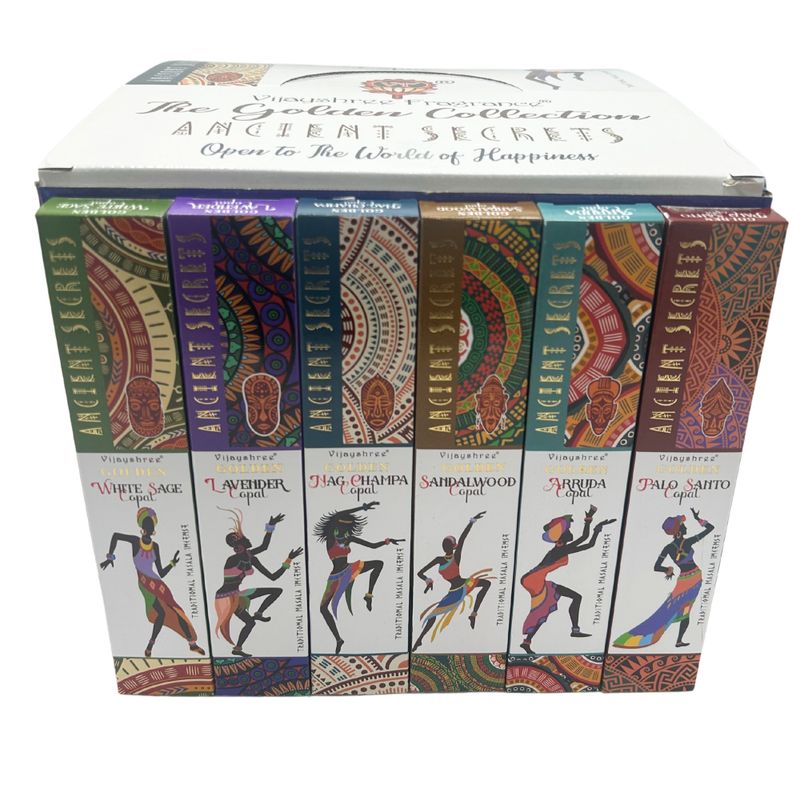 15g Golden Räucherstäbchen-Displayset der Ancient Series