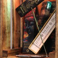 Banjara Buddha Räucherstäbchen-Geschenkpackung Starter-Set – 12 Packungen mit je 6 Räucherstäbchen