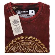 Stone Washed T-Shirt – Chakra – Kastanienbraun-M
