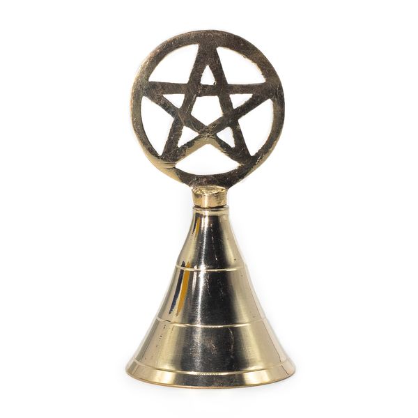 Altar-Messingglocke - Pentagramm