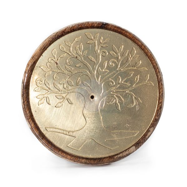 Gold auf Mangoholz- Baum des Lebens