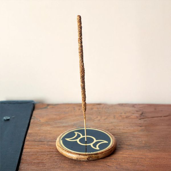 Gold auf Mangoholz- Buddha-Kopf