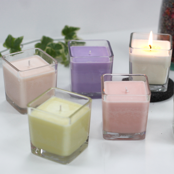 Soja Kerzen ohne Etikett in Glass
