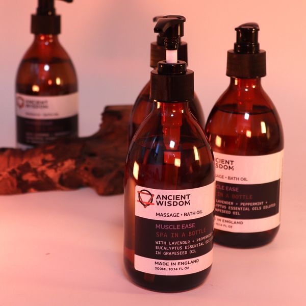 Aromatherapie-Massage- und Badöl - Muskelentspannung 300 ml