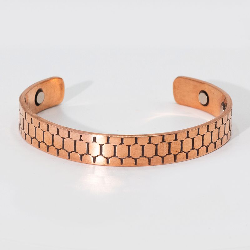 Herrenarmbänder aus massivem Kupfer mit Magneten (verschiedene Arten)