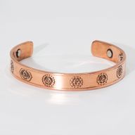 Herrenarmbänder aus massivem Kupfer mit Magneten (verschiedene Arten)