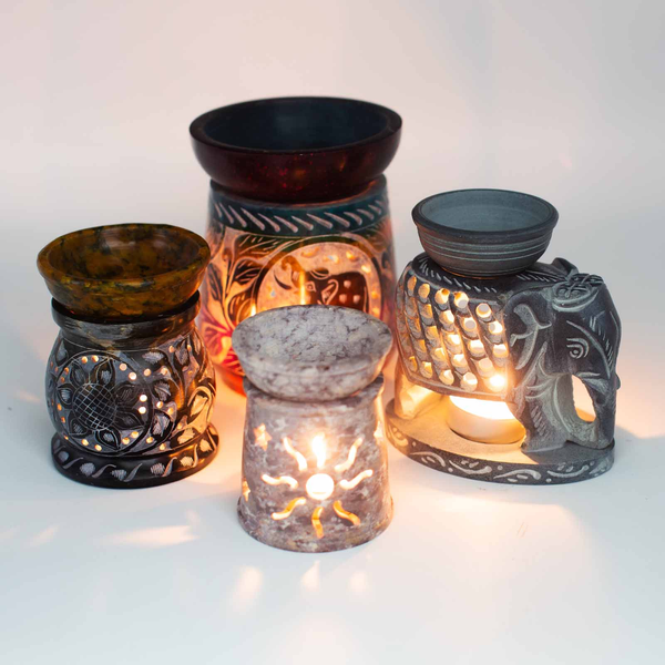Duftlampen aus Speckstein
