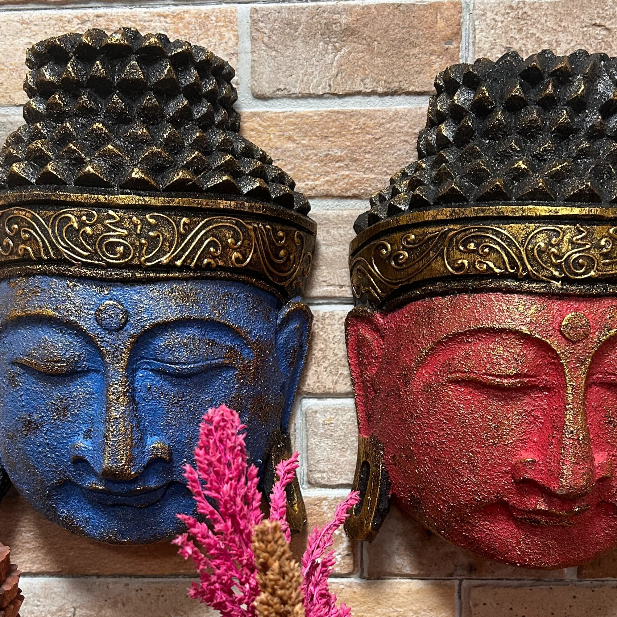 Heimdekoration Buddha-Kopf