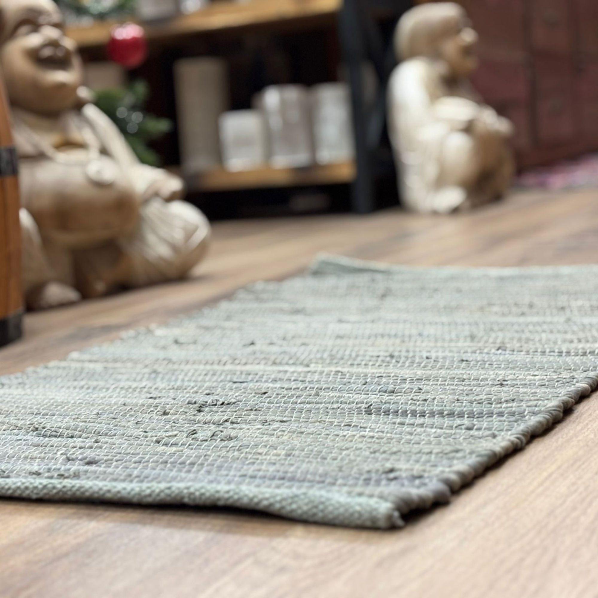Indische handgewebte Baumwollteppiche