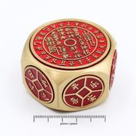 Feng Shui Glücksbringer - Roter Kalender & Münzwürfel - Auswahl eines günstigen Datums