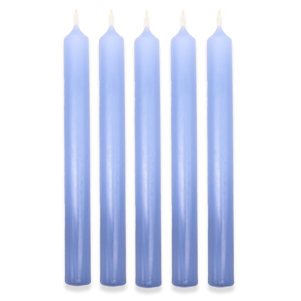 Pollarblaue Tafelkerzen