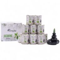 Packung mit 10 Masala Rückfluss Räucherkegel - Jasmin