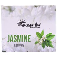 Packung mit 10 Masala Rückfluss Räucherkegel - Jasmin