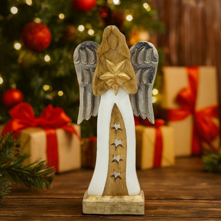 Mango Wood Angels