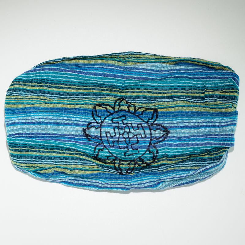 Nomad Sari - Hippie-Stirnband – Blockdruck, verschiedene Designs – (56 x 25 cm), Einheitsgröße