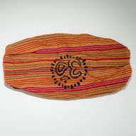 Nomad Sari - Hippie-Stirnband – Blockdruck, verschiedene Designs – (56 x 25 cm), Einheitsgröße