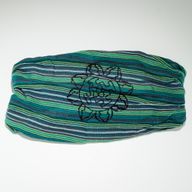 Nomad Sari - Hippie-Stirnband – Blockdruck, verschiedene Designs – (56 x 25 cm), Einheitsgröße