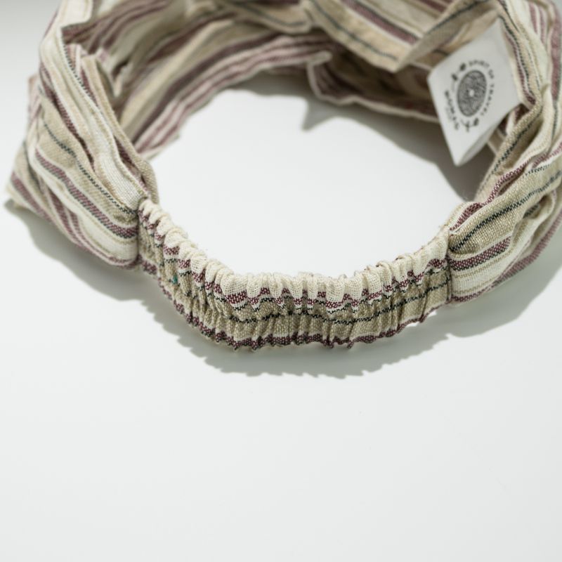 Nomad Sari - Hippie-Stirnband – Blockdruck, verschiedene Designs – (56 x 25 cm), Einheitsgröße