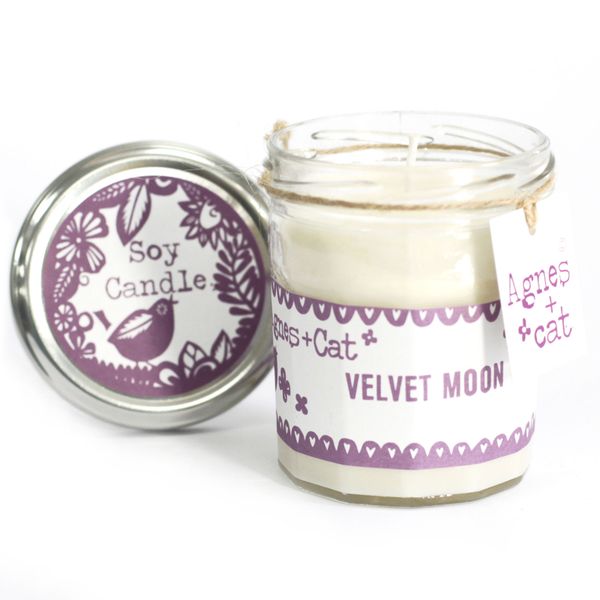 Marmeladenglas Kerze - Velvet Moon
