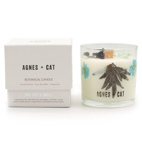 Agnes + Cat Botanische Sojakerzen - Meersalz + Moos