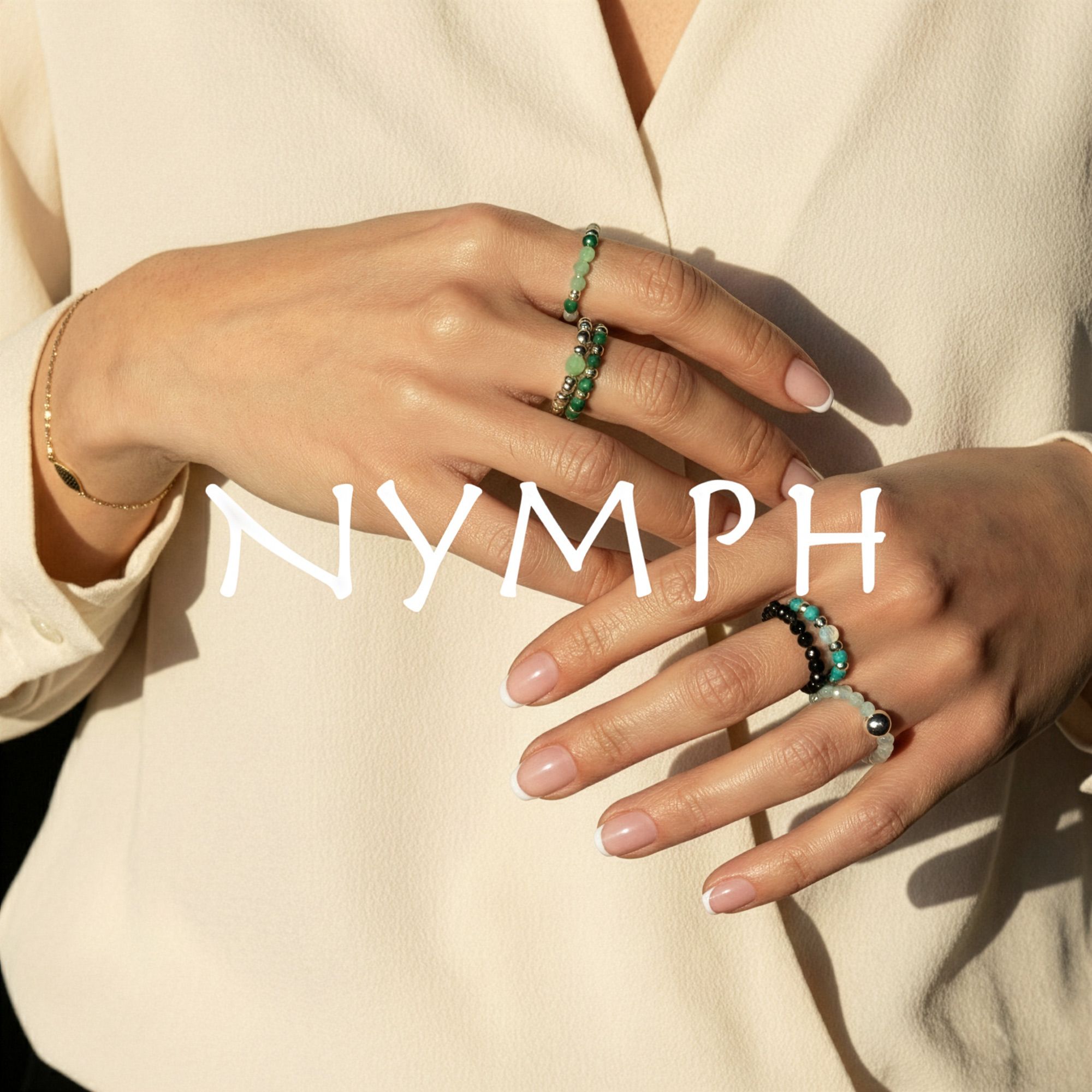 Nymph – Naturinspirierte Edelsteinring-Sets
