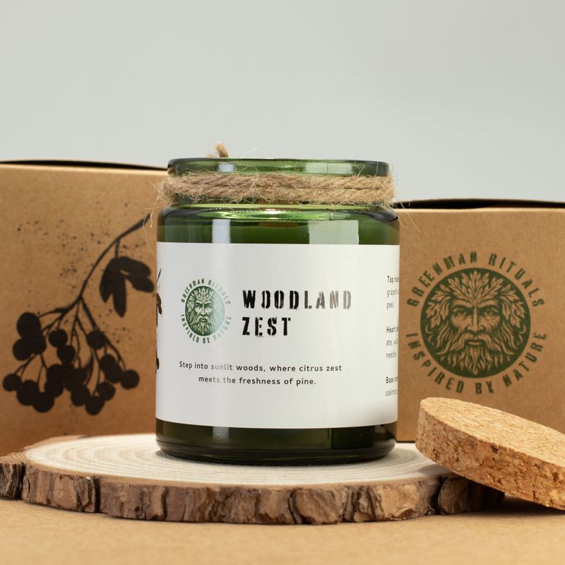 Woodwick Sojakerze - Waldduft