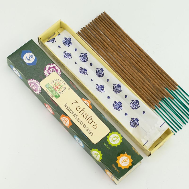 Namaste Mandala Masala Räucherstäbchen Displaypackung (6x8 Duft) (09-16)