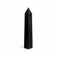 Edelstein Sechsflächige Obeliskspitzen ca. 17 cm - Schwarzer Turmalin
