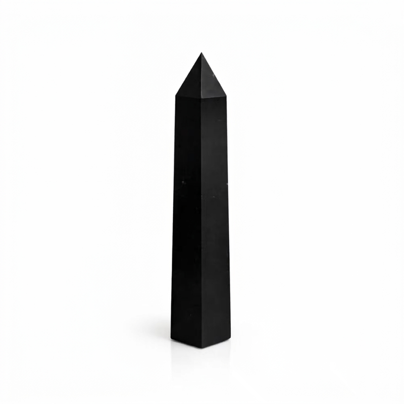 Edelstein Sechsflächige Obeliskspitzen ca. 17 cm - Schwarzer Turmalin