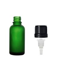 10 ml mattiertes grünes Glas Tropfflasche mit Tropfkappe