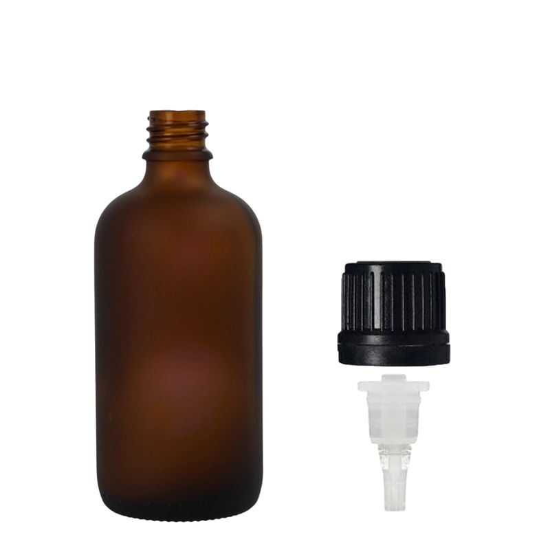30 ml milchglas bernsteinfarbene Glas-Tropfflasche mit Tropfkappe