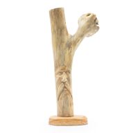 Handgefertigte Parasiten-Holzkunst-Schnitzerei – Greenman