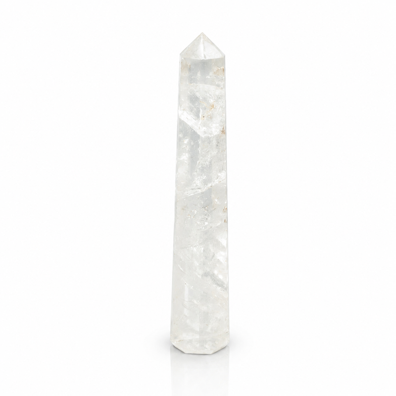 Edelstein-Sechsflächige Obeliskspitzen ca. 17 cm - Bergkristall