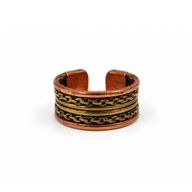 Kupferringe „Classic Banded“ – sortierte Designs & Größen