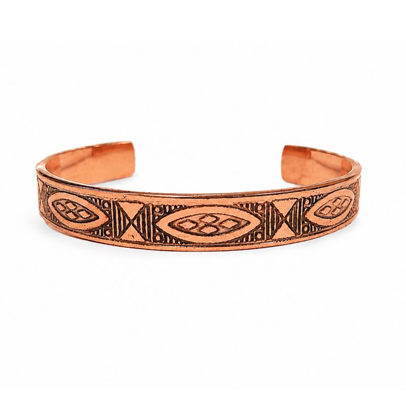 Armbänder aus massivem Kupfer „Nomad Energy“ – mit Gravuren (sortiert)