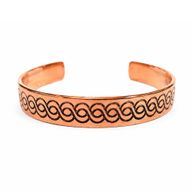 Armbänder aus massivem Kupfer „Nomad Energy“ – mit Gravuren (sortiert)