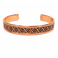 Armbänder aus massivem Kupfer „Nomad Energy“ – mit Gravuren (sortiert)