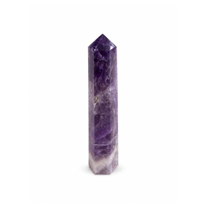 Edelstein Sechsflächige Obeliskspitzen ca. 11 cm - Amethyst
