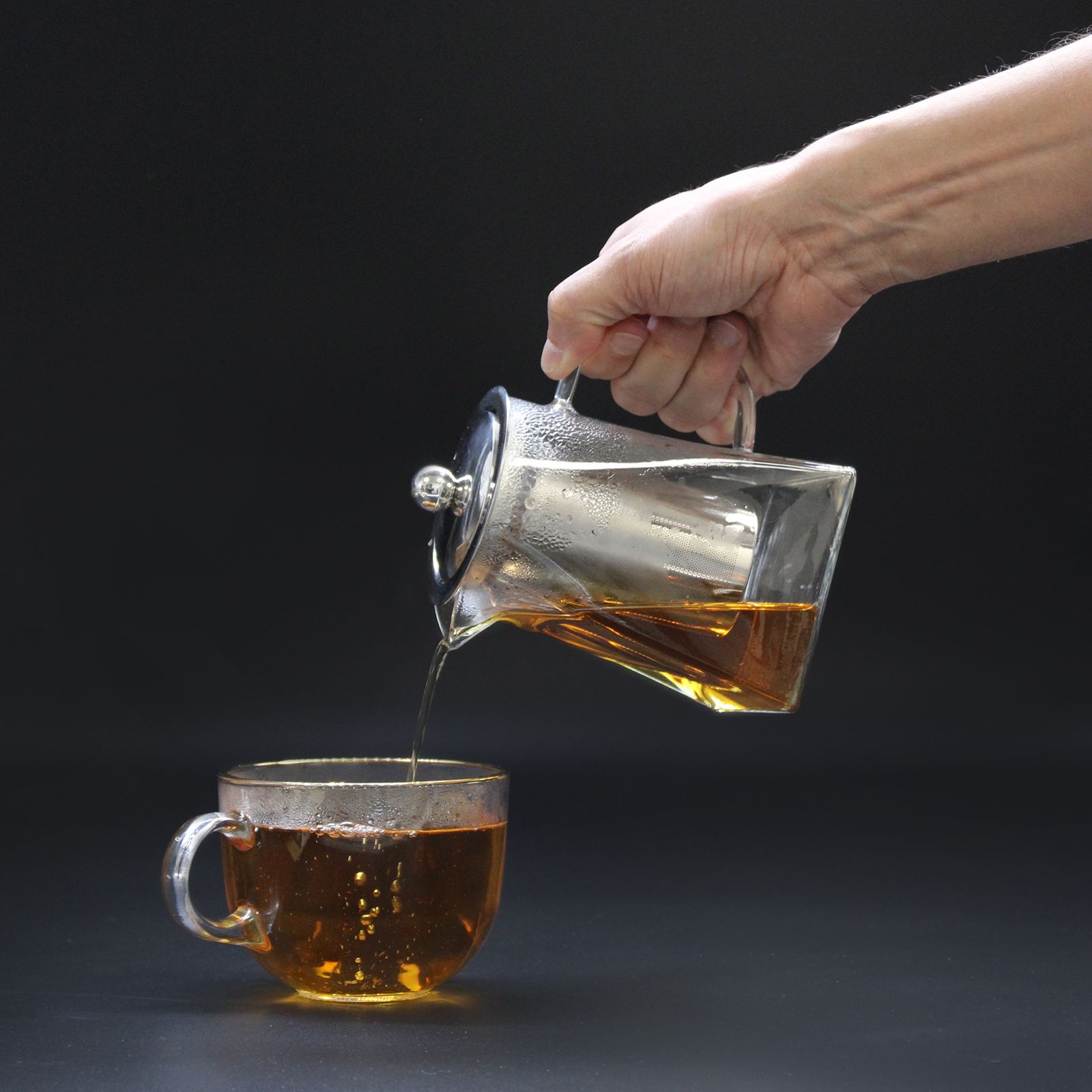 Teekanne aus Glas