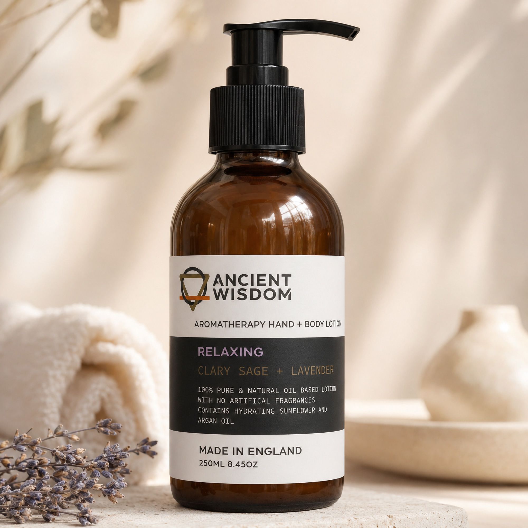 Aromatherapie-Hand- und Körperlotion